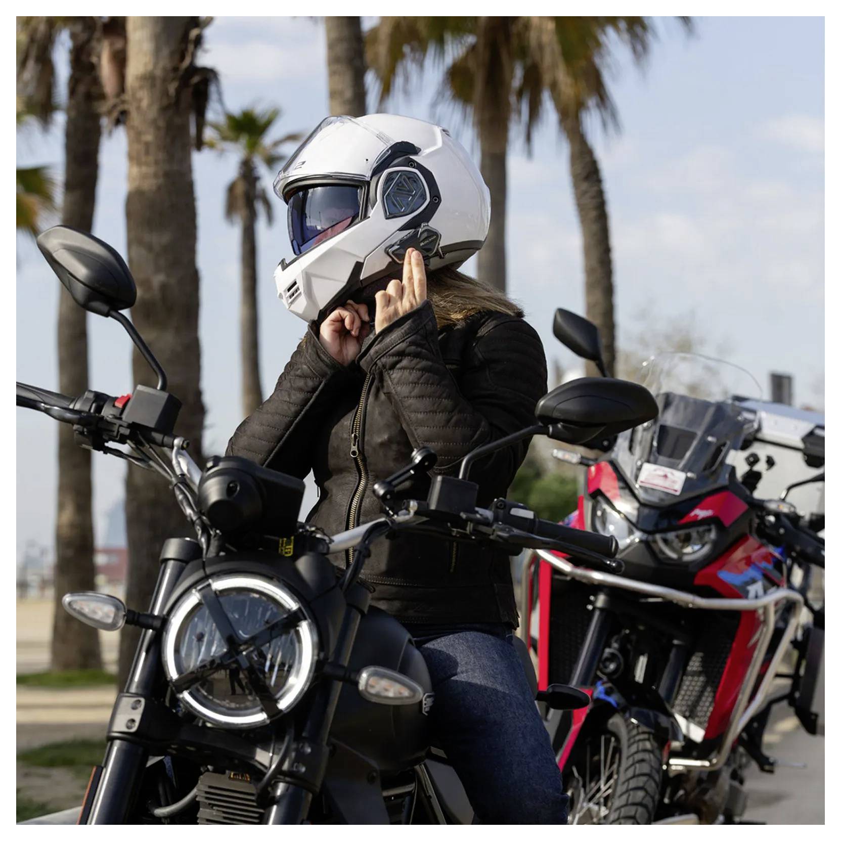 Midland C1536 Intercomunicador para motocicleta Compatible con Todo tipo de cascos-6