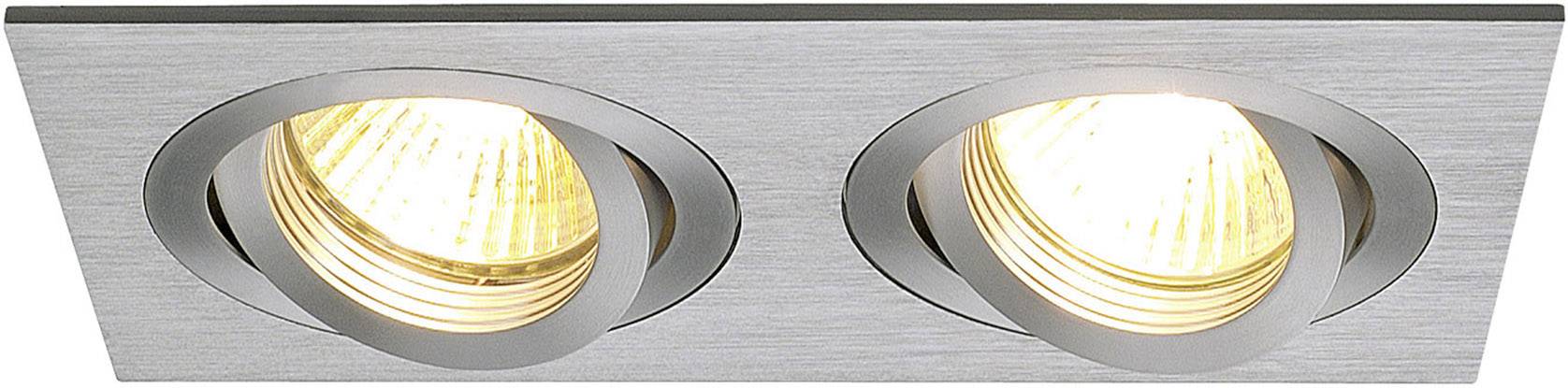SLV 111362 New Tria II Aro encastado Halógeno GU10 100 W Aluminio (cepillado)-2