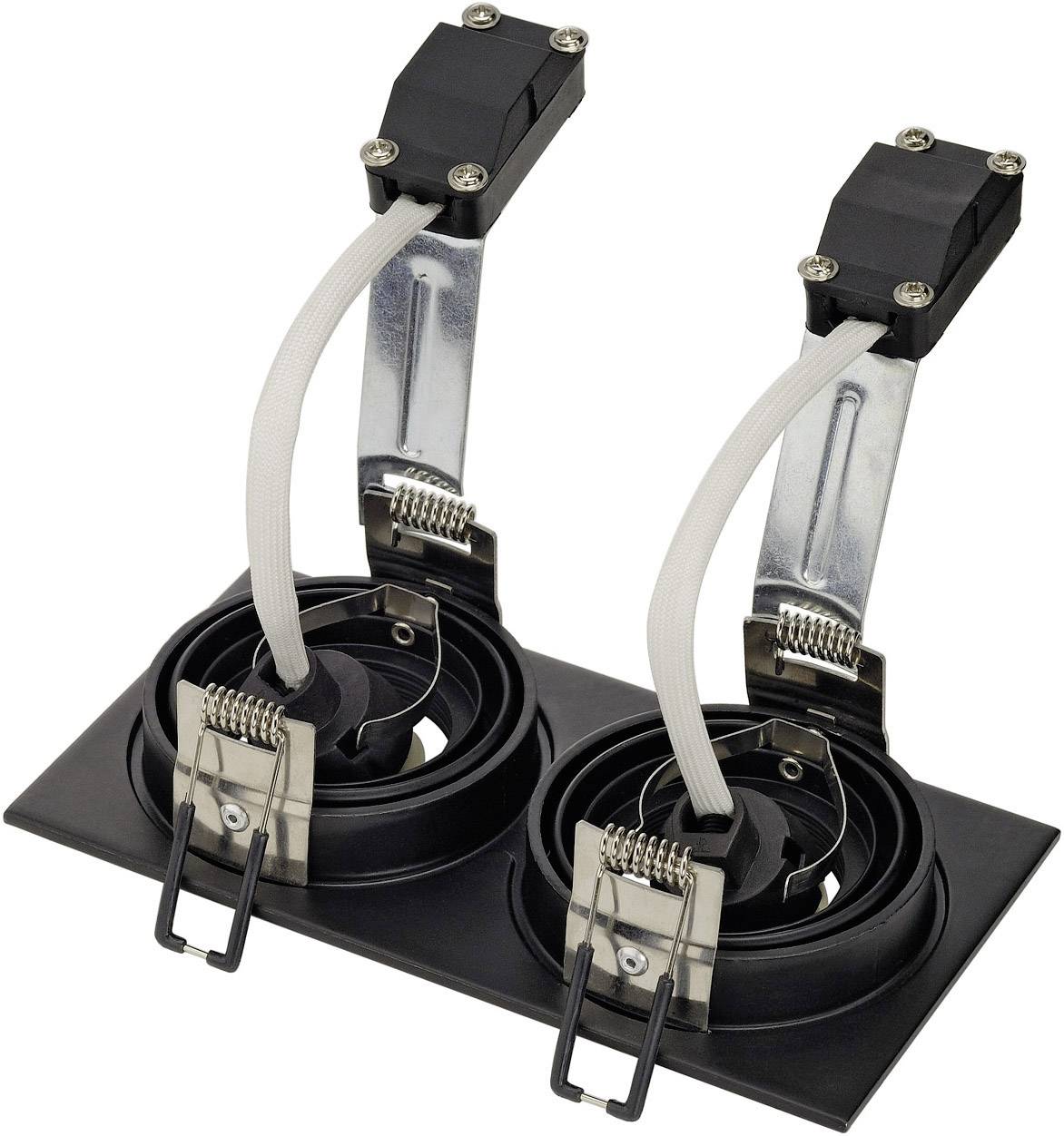 SLV 113492 New Tria II Aro encastado Halógeno GU10 100 W Schwarz-5