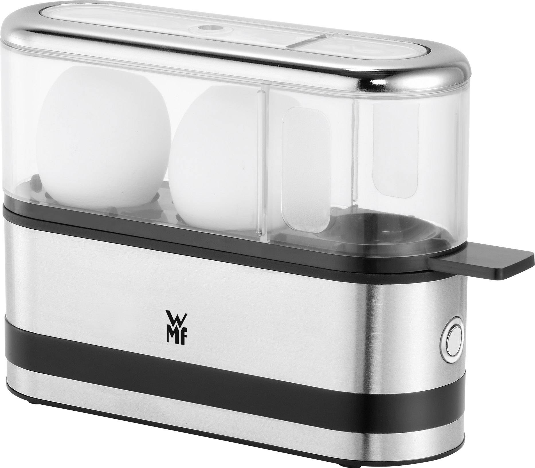 WMF Küchenminis 2-Eier-Kocher Cocedor de huevos Acero inoxidable, Schwarz