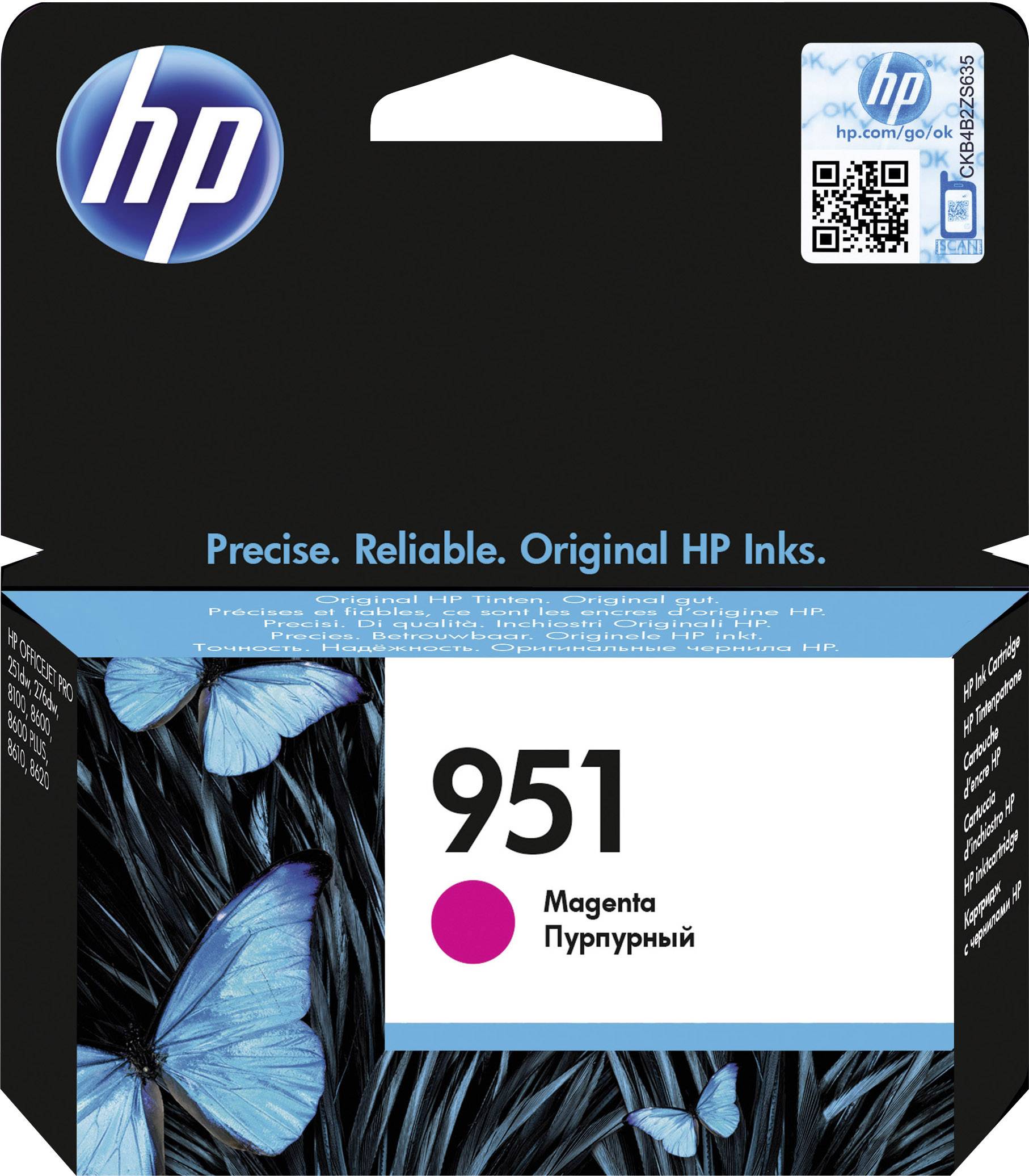 HP 951 Ink Original Magenta CN051AE Tinta