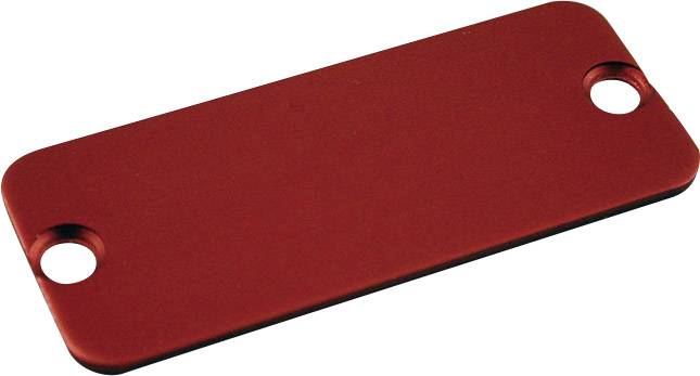 Hammond Electronics 1455CALRD-10 1455CALRD-10 Tapa de cierre (Lon. x Anch.) 54 mm x 23 mm Aluminio Rot 10 UD(S).