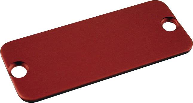 Hammond Electronics 1455KALRD-10 1455KALRD-10 Tapa de cierre (Lon. x Anch.) 78 mm x 43 mm Aluminio Rot 10 UD(S).-0