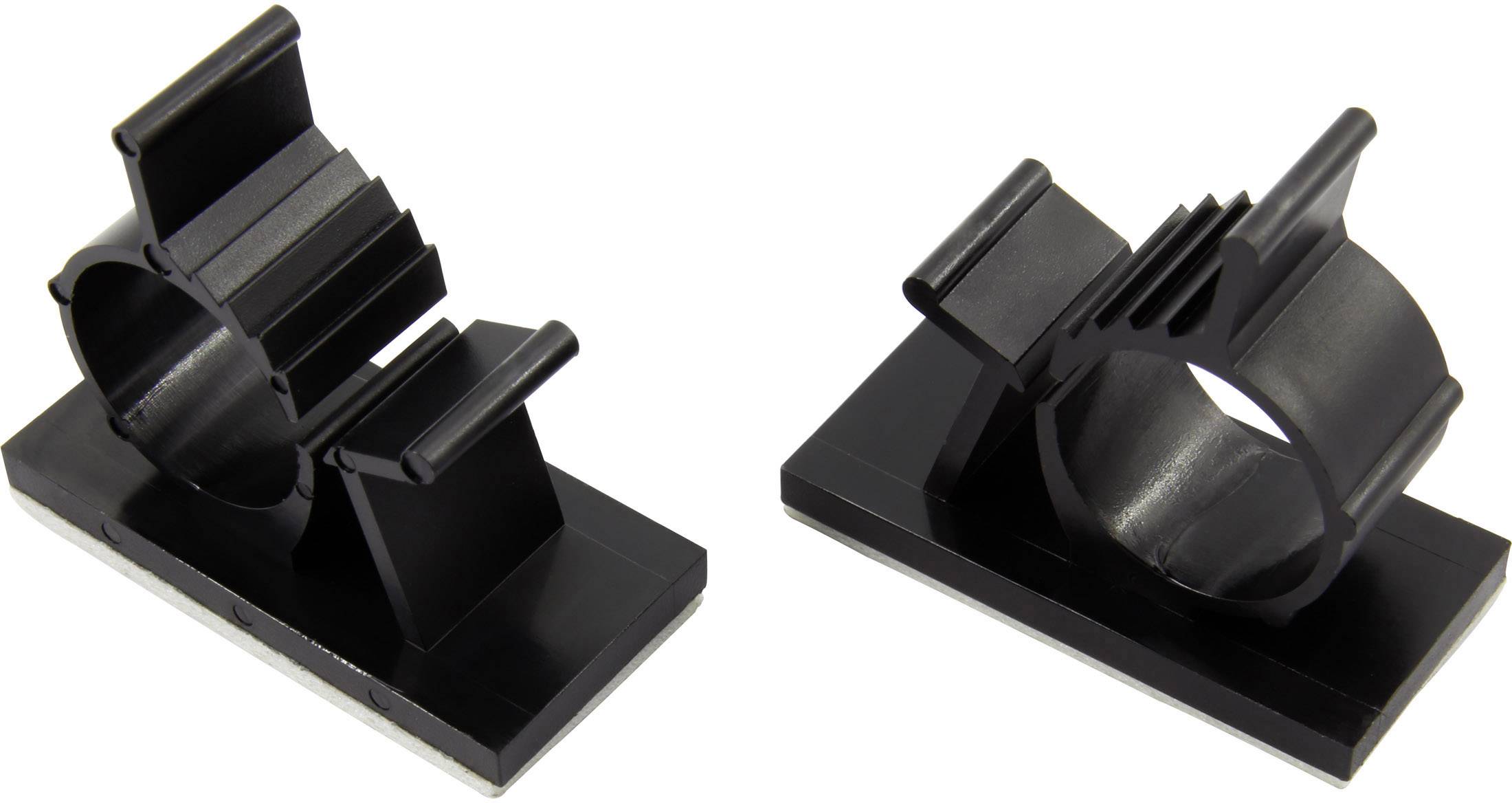 TRU COMPONENTS TC-AP1720203 Base de sujeción Autoadhesivo 1593118 Ø de capacidad de elementos de unión 16.50 hasta 20.10-0