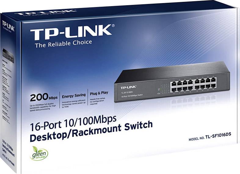 TP-LINK TL-SF1016DS V3.0 TL-SF1016DS V3.0 Dispositivo de red 16 puertos 100 MBit/s-2