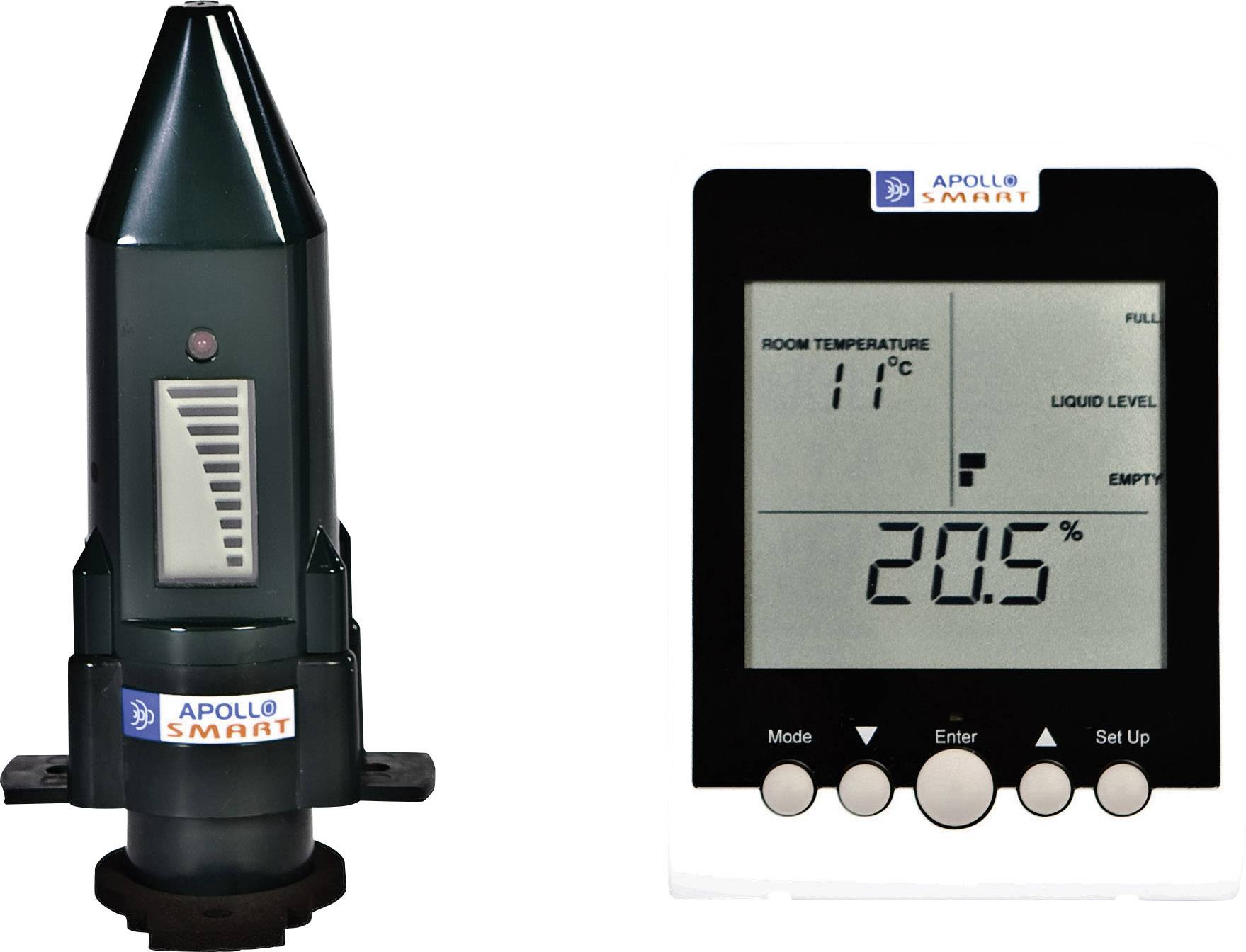 Apollo Ultrasonic Sensor de nivel de llenado Apollo Smart Alarm Apollo Smart Alarm Tensión de servicio (intervalo): 150 -0