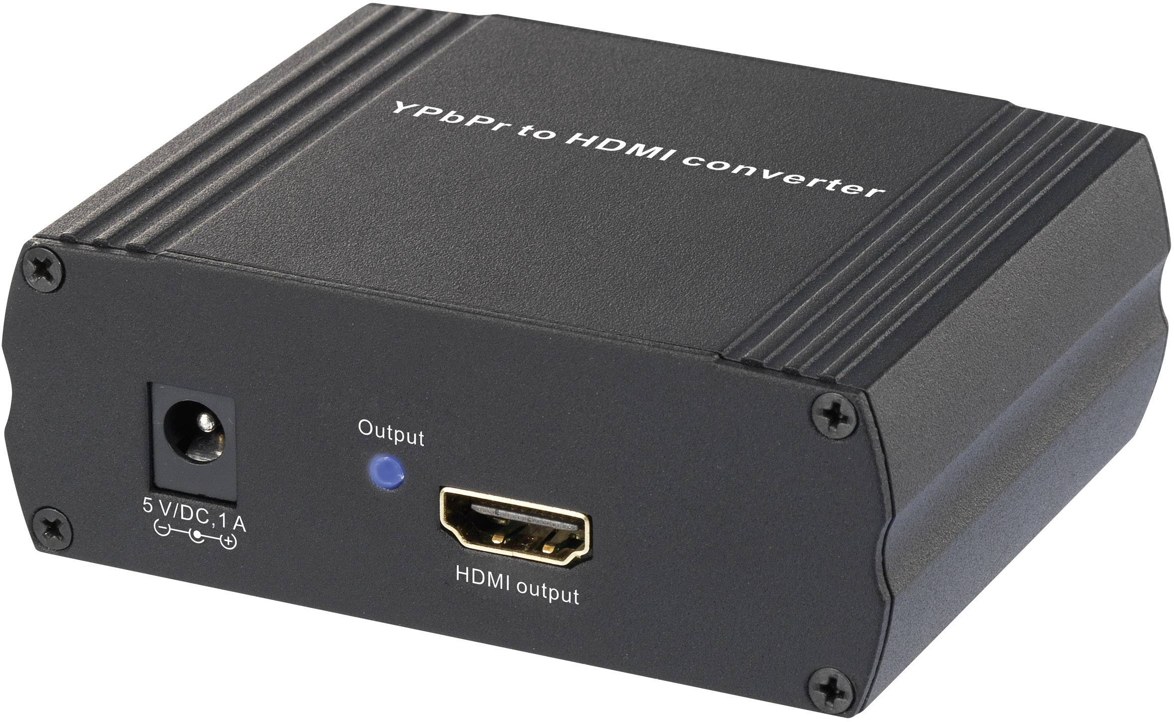 SpeaKa Professional AV Convertidor SP-COHD-01 [Componente RCA - HDMI] 704 x 576 Pixel-0