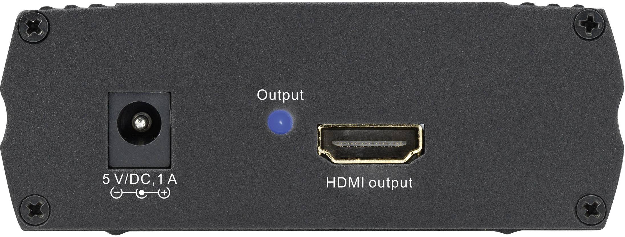 SpeaKa Professional AV Convertidor SP-COHD-01 [Componente RCA - HDMI] 704 x 576 Pixel-3