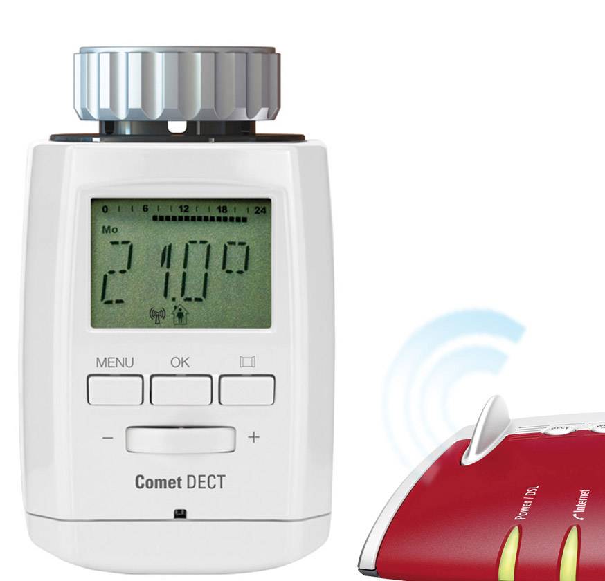 Eurotronic 700018-1 COMET DECT Termostato inalámbrico de radiador Electrónico-19