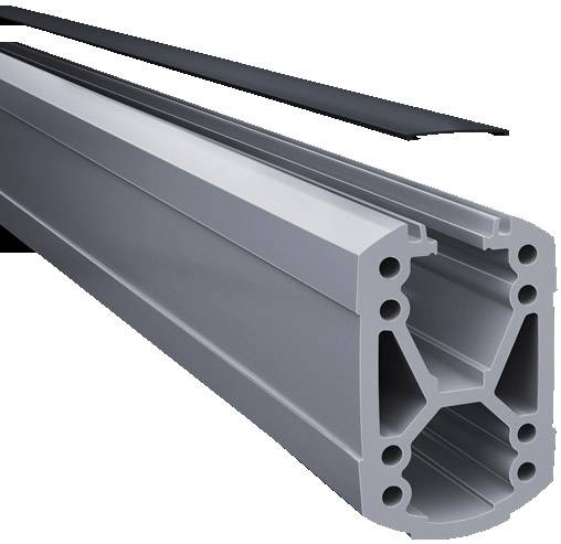 Rittal CP 6212.210 Perfil de carga Abierto Aluminio Gris claro (Lon. x Anch. x Alt.) 2000 x 75 x 120 mm 1 UD(S). Piece