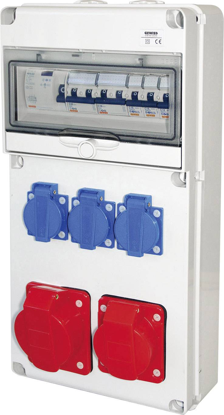 Gewiss Distribuidor de corriente CEE AS05070 AS05070 400 V 32 A-0