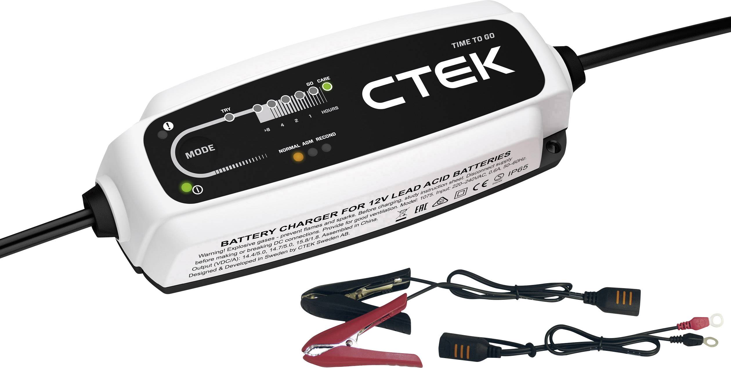 CTEK CT5 TIME TO GO 40-161 Cargador automático 12 V 5 A-0