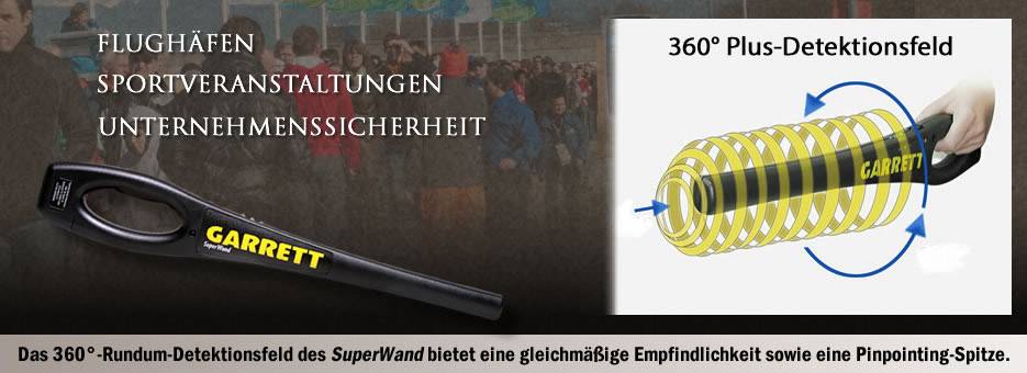 Garrett SuperWand Detector manual Digital (LED), Acústico 1165800-2