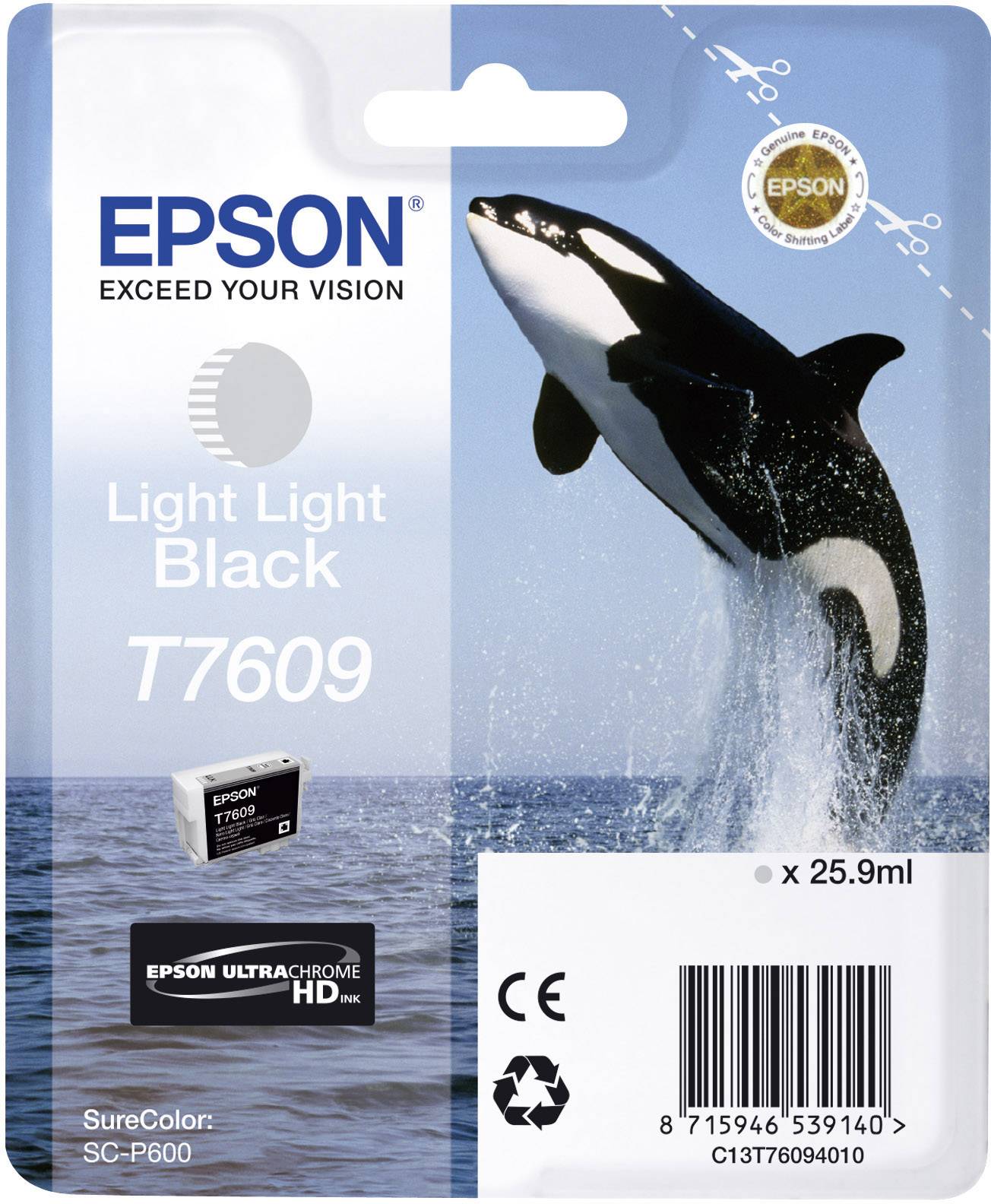 Epson Ink T7609 Original Negro C 13 T 76094010
