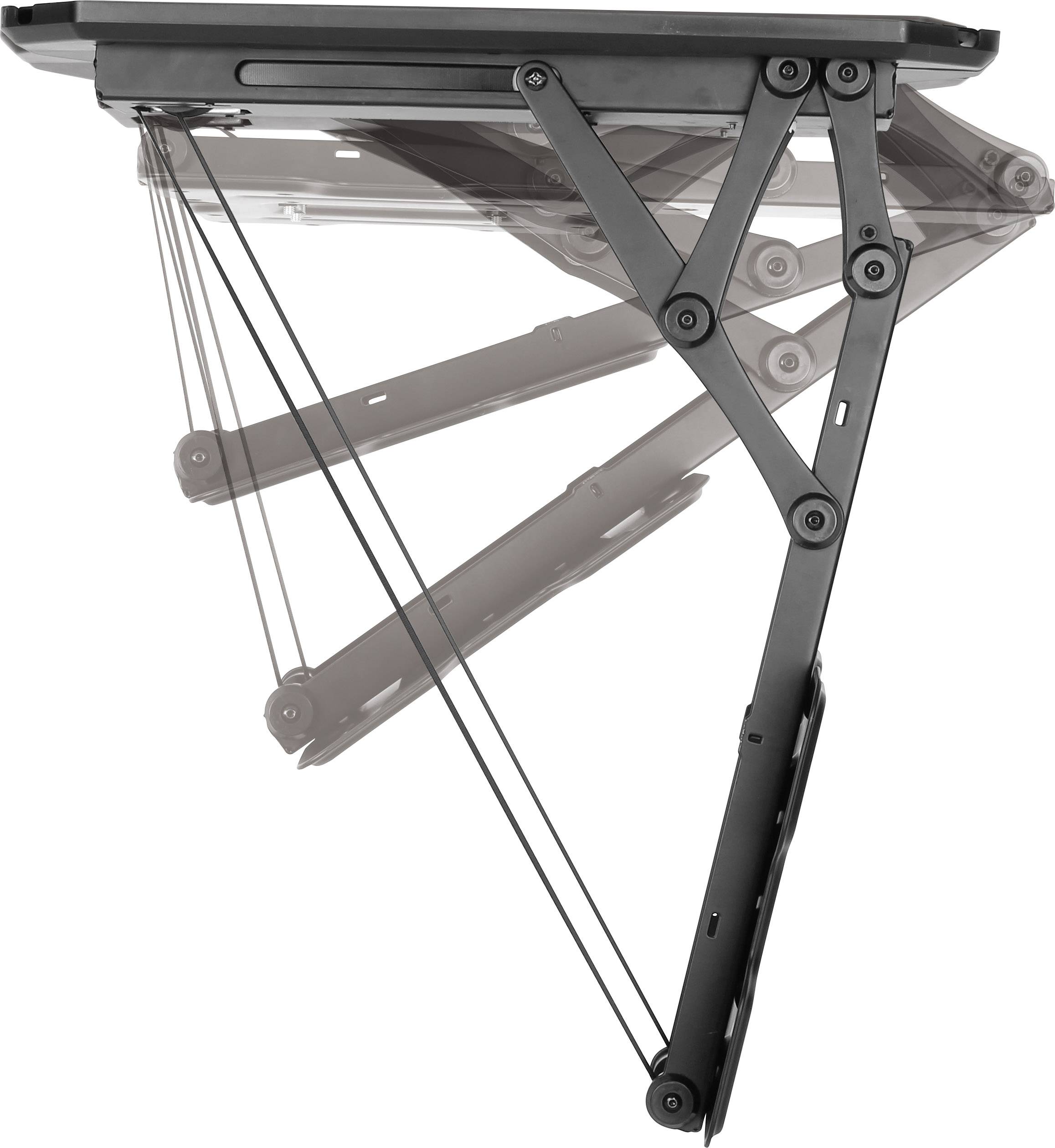 SpeaKa Professional Soporte de techo para TV Motorizado eléctricamente, Inclinable, Extensible 58,4 cm (23") - 139,7 cm -1