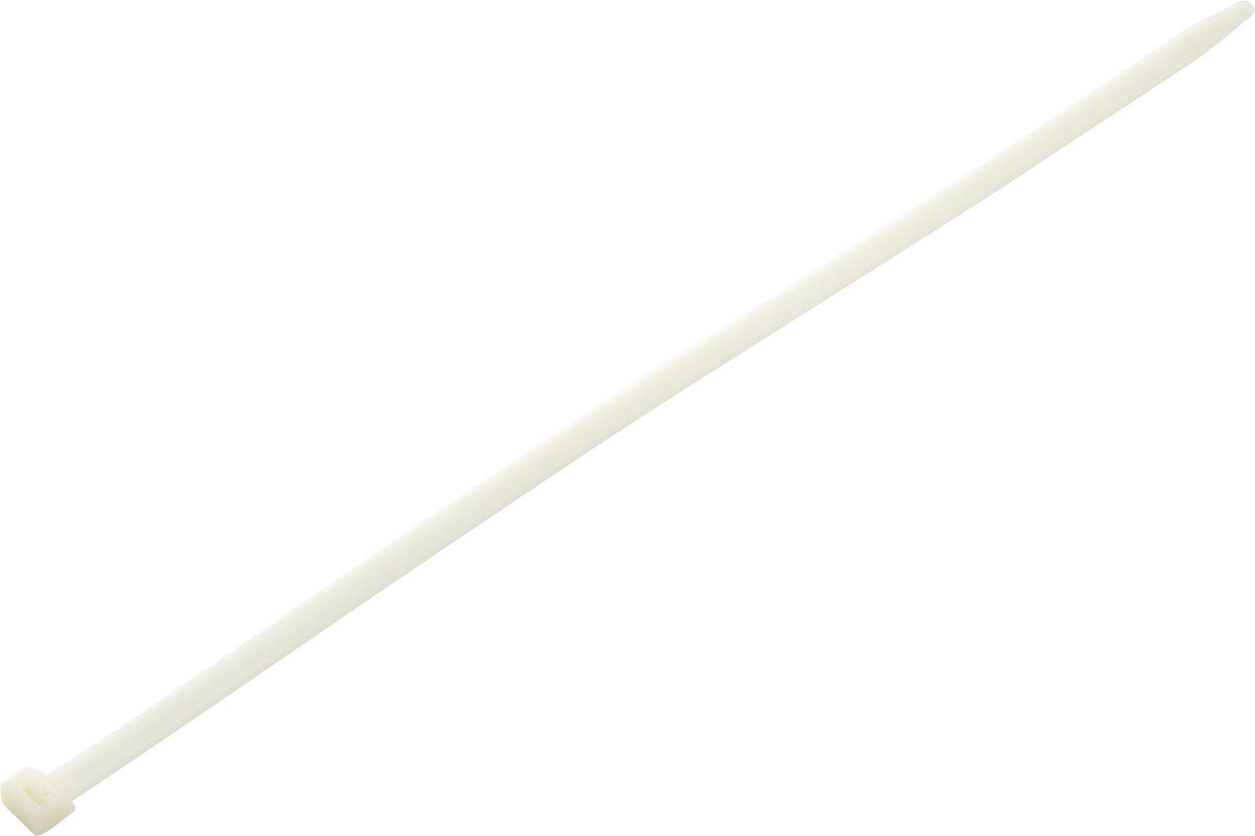 TRU COMPONENTS 1592846 TC-RCV580XL203 Brida para cables 576 mm 12.80 mm Natural Soluble 100 UD(S).-0