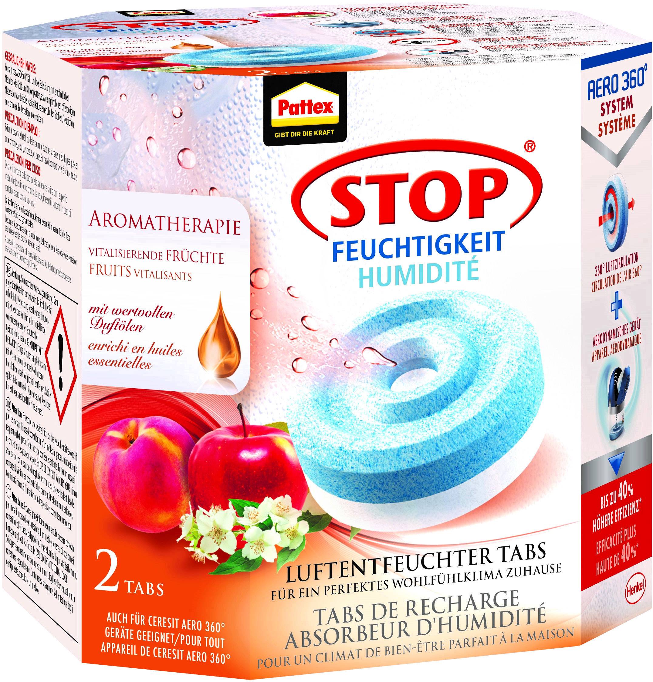 Pattex Deshumificador, tabletas de repuesto 50 m³