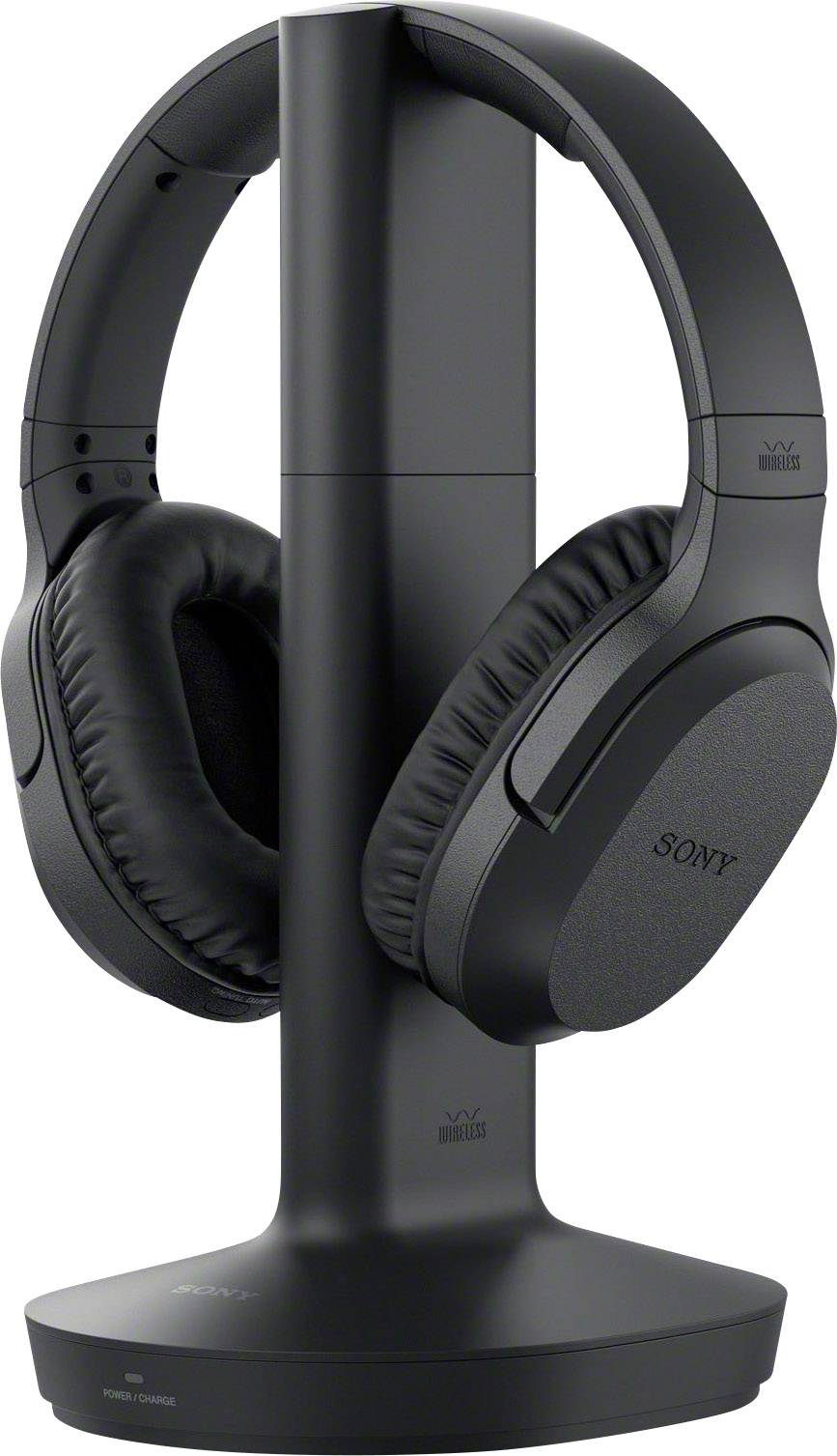 Sony MDR-RF895RK Auriculares circumaurales Radiocontrolado Schwarz Control del volumen TV-0
