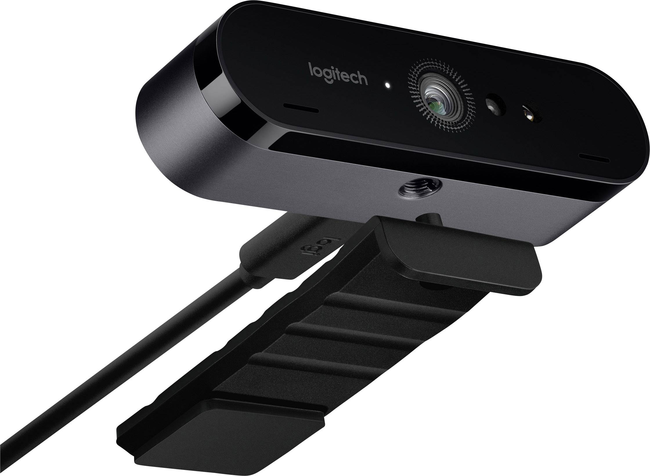Logitech BRIO Cámara web 4K 4096 x 2160 Pixel Soporte de pie, Soporte de sujeción-3