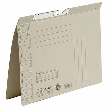 Elba Clasificador portafolios desplazable 1554271 DIN A4 Gris Tipo de fijación: Encuadernador de oficina 320 g/m² 1 UD(S-0