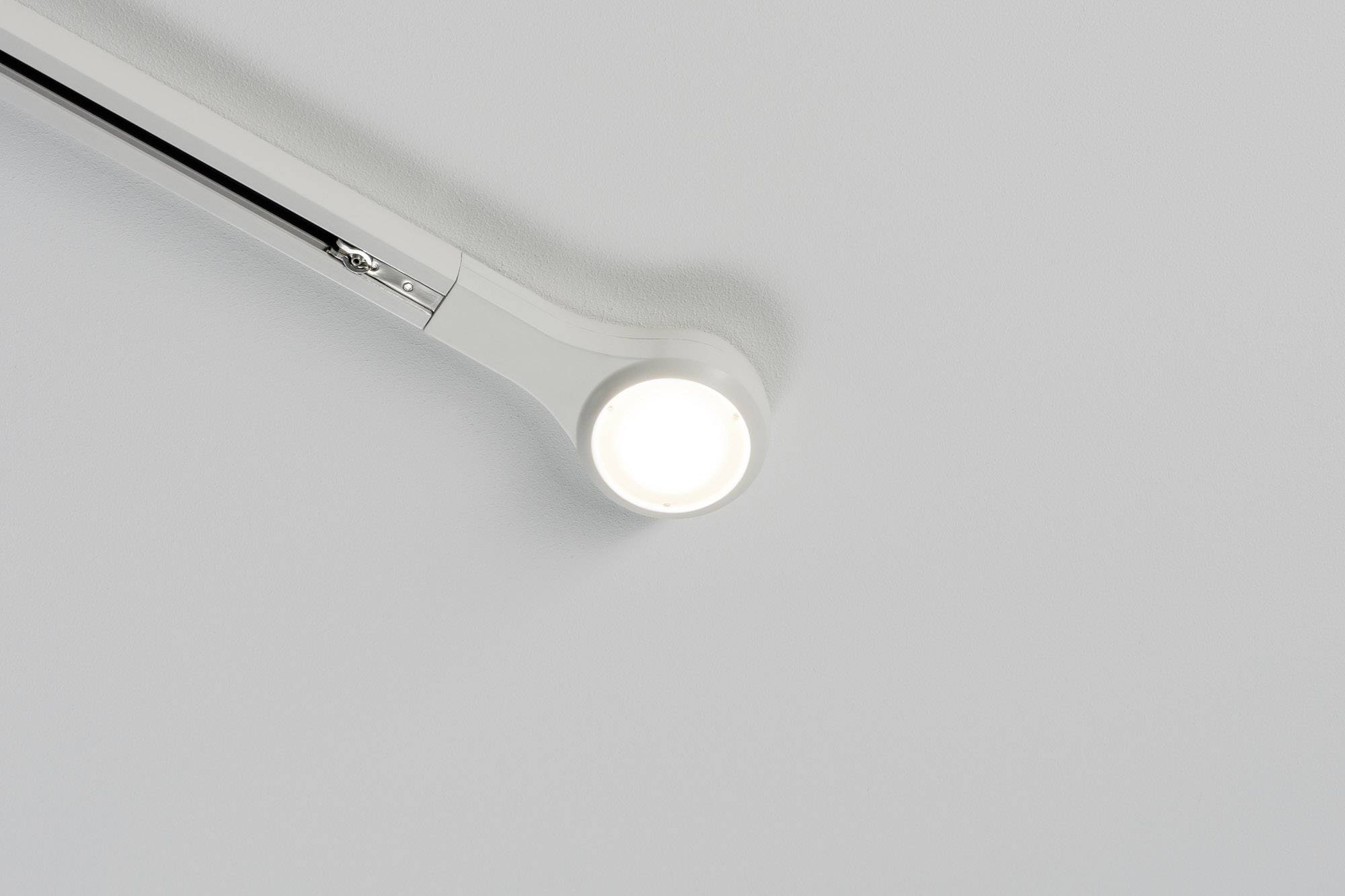 Paulmann 95480 95480 Componente de alto voltaje con sistema de riel Tapón final Blanco-0