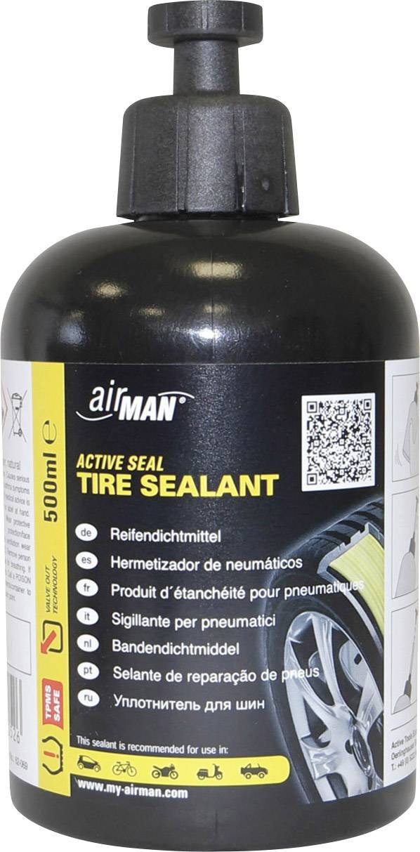 Airman 62-069-015 Valve Out Sealant 500 Sellante de neumáticos ( x x ) 86 x 86 x 168 mm 500 ml