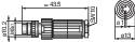 Hirschmann 933 407-100-1 Clavija de conexión de cableado Schwarz ELST 4008 V Modelo (general) Clavija de conexión de cab-1