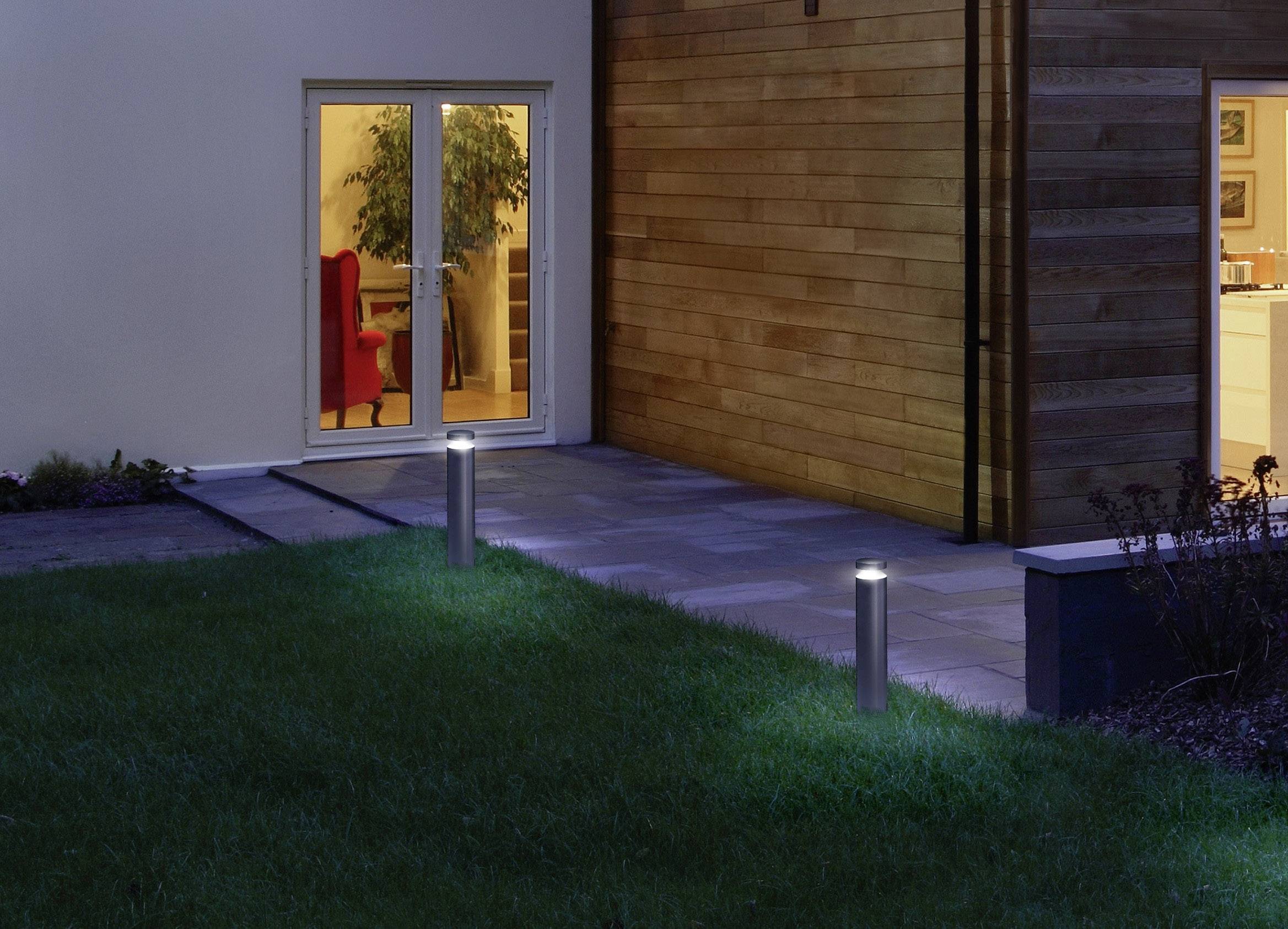 LEDVANCE 4058075205390 ENDURA® STYLE CYLINDER L Lámpara LED de pie para exteriores LED 6 W Acero inoxidable