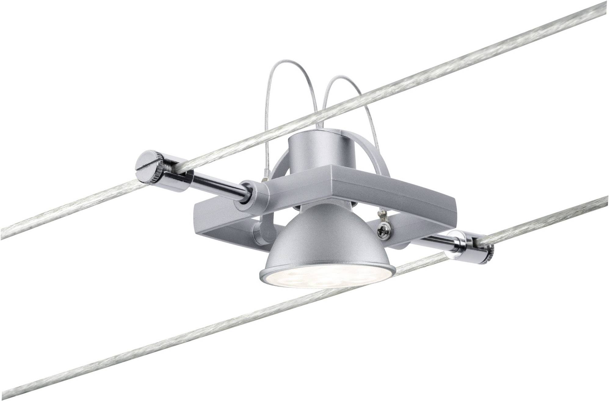 Paulmann Luminaria de bajo voltaje con sistema de cable Universal GU5.3 10 W LED Cromado (mate)-2