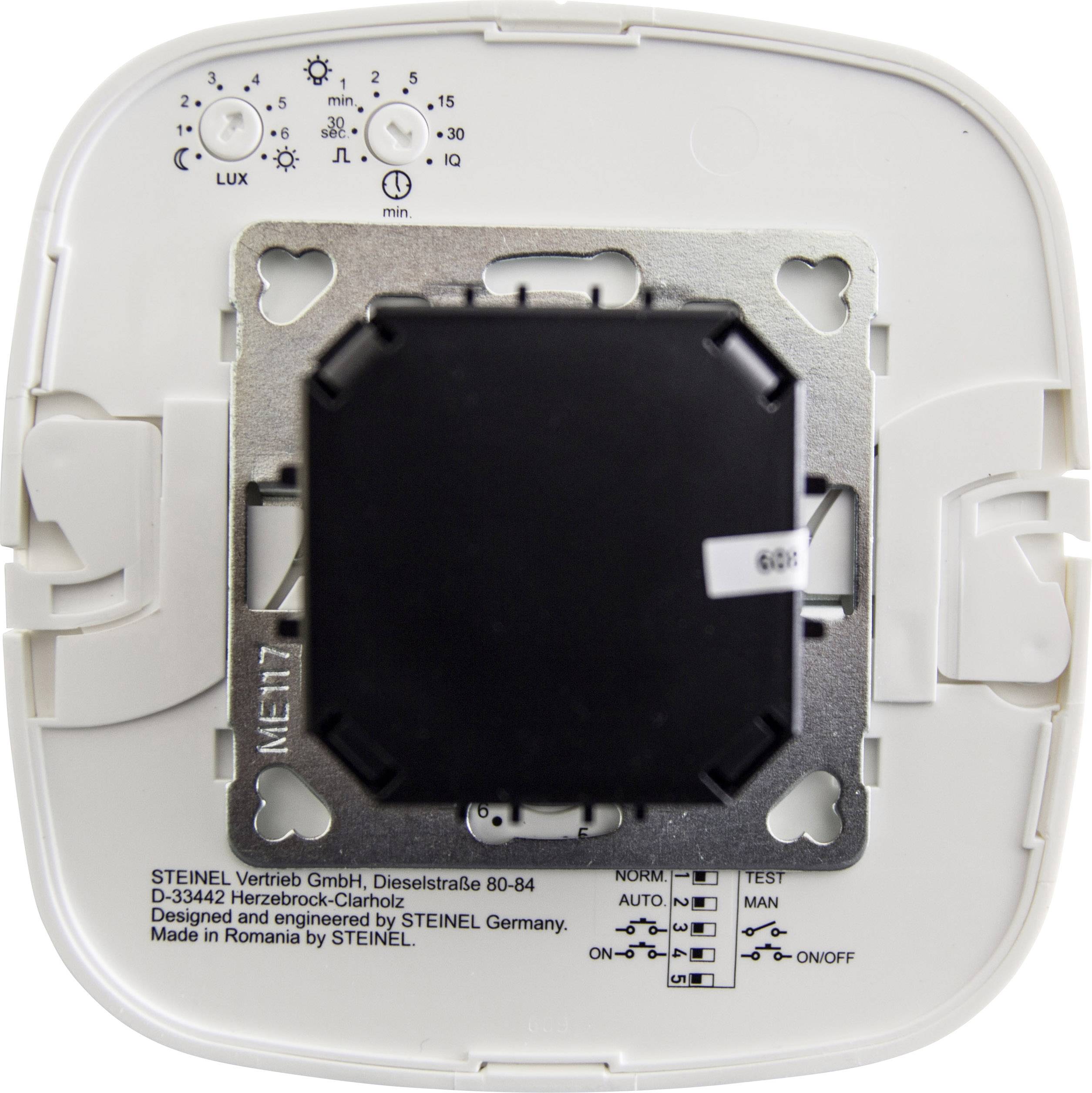 Steinel 002794 Bajo revoque, Tapa, cubierta Detector de movimiento 360 ° Blanco IP20-3
