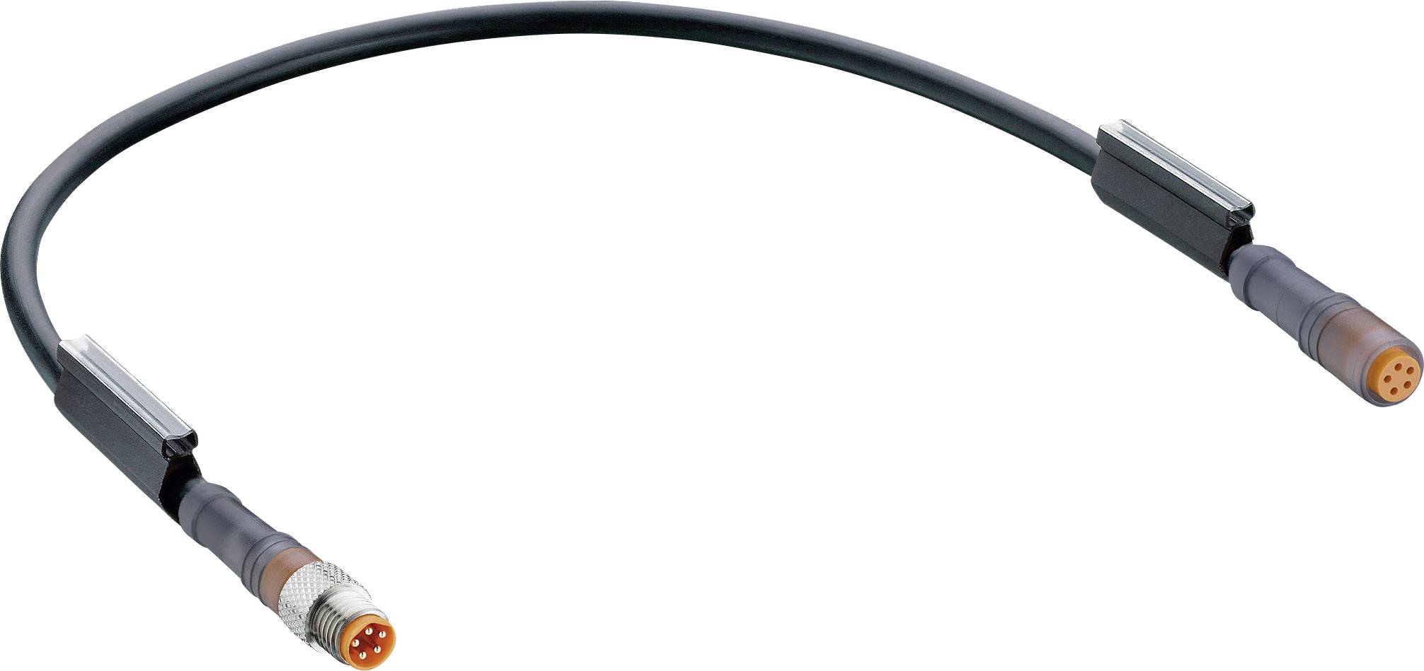 Lumberg Automation 934894006 Conector de sensor/actuador, montado M8 Conector, recto, Acoplamiento, recto 5.00 m Número -0