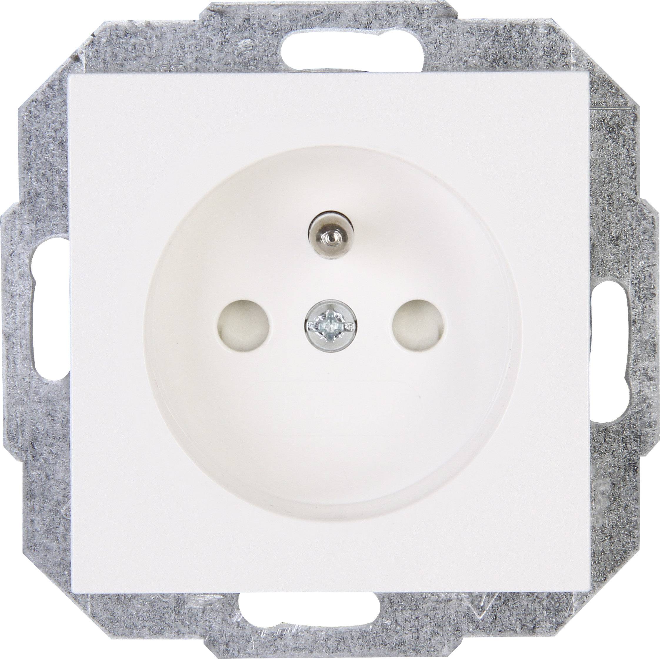 Kopp 1 vez Inserto Toma de corriente HK 07 Blanco puro 940429000 1 ST-0
