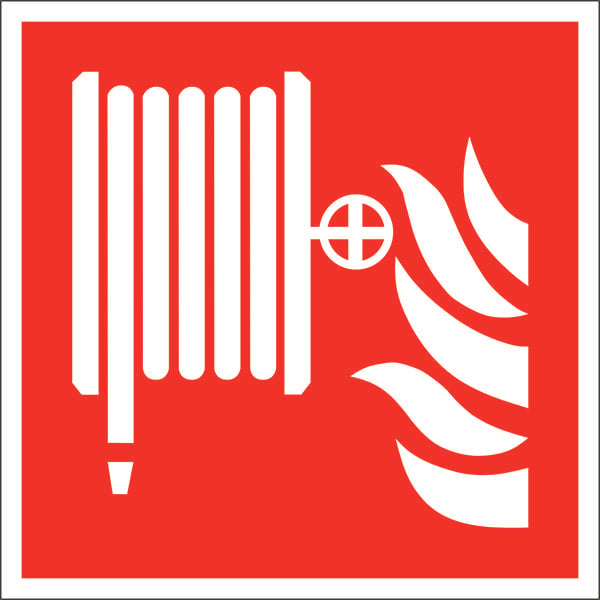 Protección contra incendios Manguera de extinción Aluminio (Anch. x Alt.) 15 cm x 15 cm ISO 7010 1 UD(S).-0