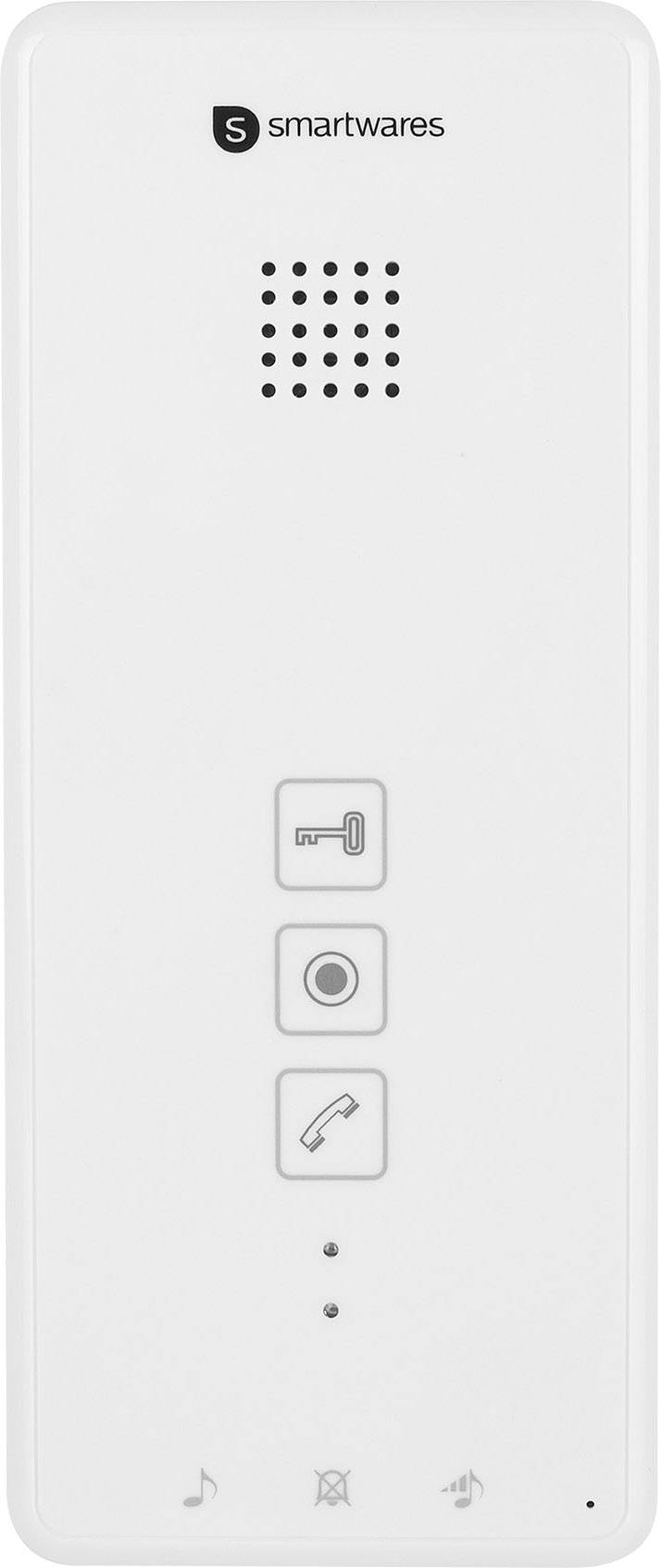 Smartwares DIC-21112 Intercomunicador de puerta 2 hilos Juego completo Vivienda familiar de 1 Plata, Blanco-12