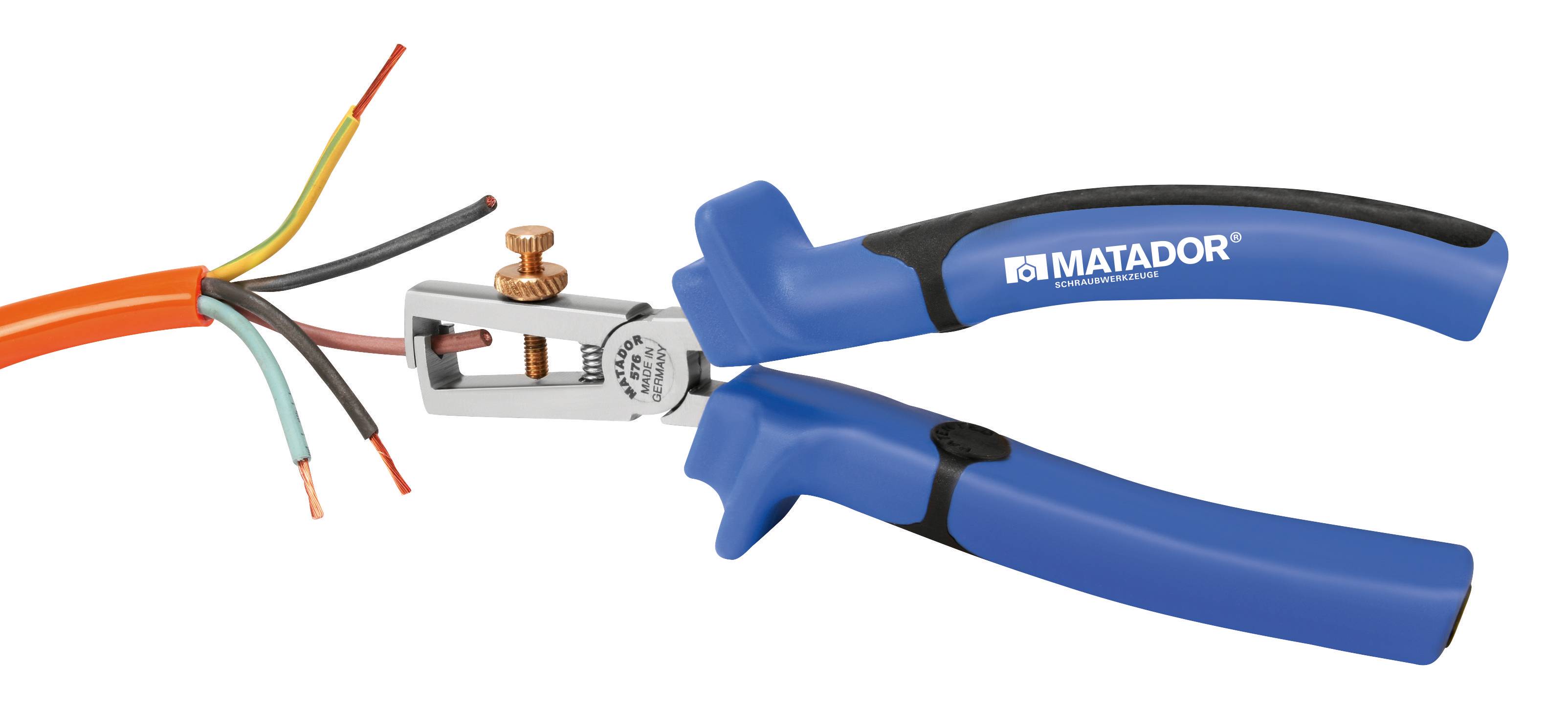 Matador Schraubwerkzeuge 05760160 Electricistas Alicate pelacables 10 mm² (max) 5 mm (max)-2