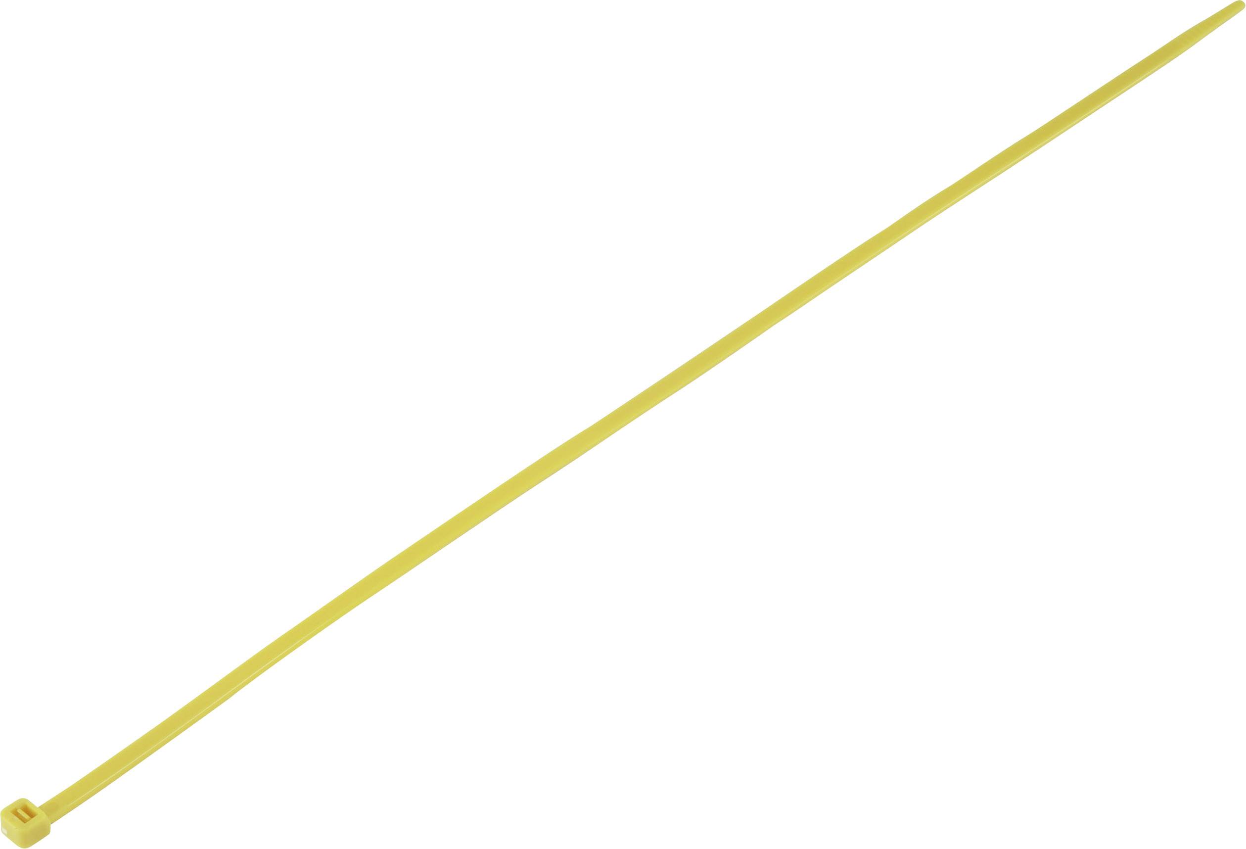 TRU COMPONENTS TC-6645772 Brida para cables 385 mm 4.80 mm Amarillo 100 UD(S).