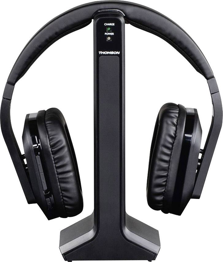 Thomson WHP-5327 TV Auriculares circumaurales Radiocontrolado Schwarz Control del volumen-1