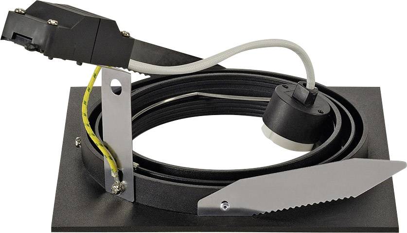 SLV 113830 New Tria 1 Lámpara de encastre Halógeno, LED GU10 75 W Negro (mate)-7