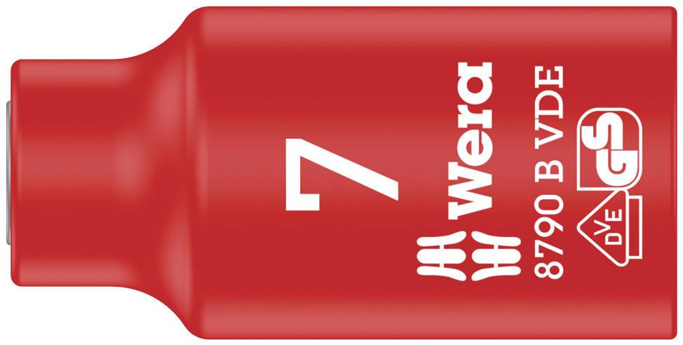 Wera 8790 B VDE 05004951001 Hexágono exterior Inserto de llave de vaso VDE 7 mm 3/8" 3/8" (10 mm)