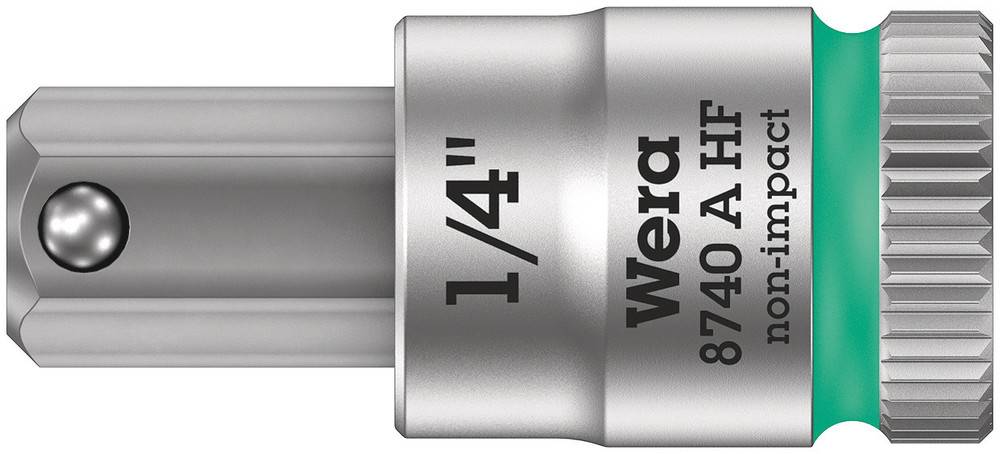 Wera 8740 A 05003388001 Hexágono interior Inserto de llave de vaso Función de retención 1/4" 1/4" (6,3 mm)