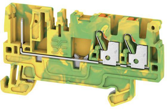 Weidmüller 1513890000 Borne de conductor de protección 5.1 mm Resorte de tracción Verde, Amarillo 50 UD(S). Piece