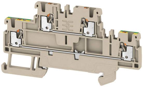 Weidmüller 2469390000 Borne de paso de dos pisos 3.50 mm Resorte de tracción Beige 50 UD(S).