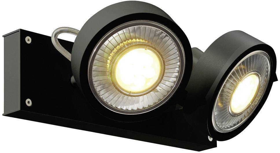 SLV Kalu 1000703 Difusor de techo GU10 Schwarz-1