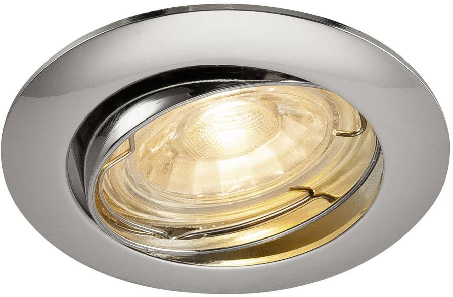 SLV 1000719 Lámpara de encastre GU10 50 W Cromo-1