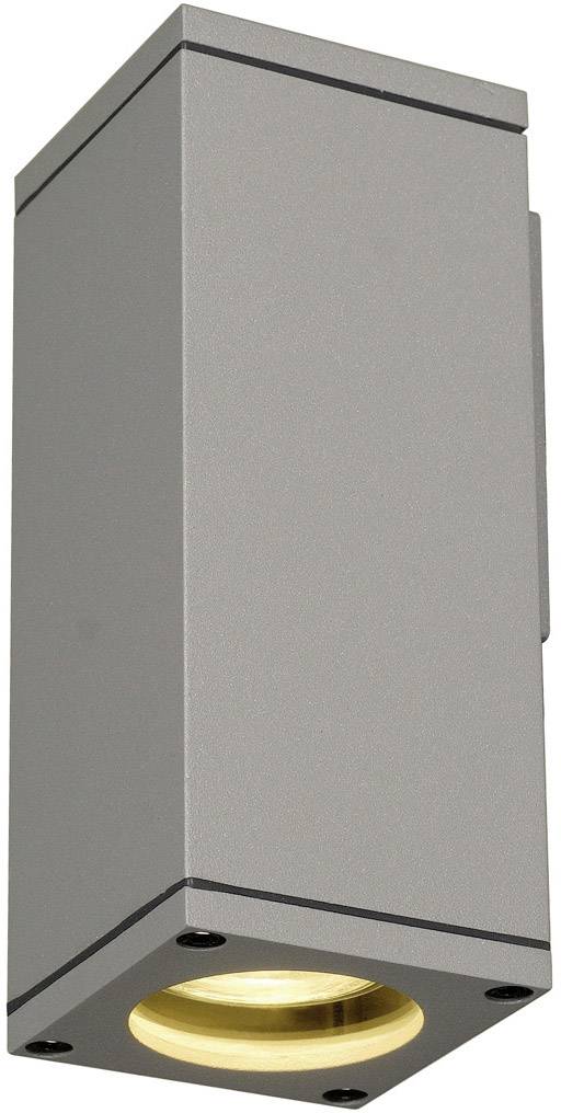 SLV Theo Wall 229524 Apliques de pared para exteriores LED GU10 35 W Gris plata