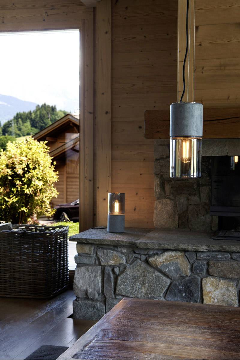 SLV Lisenne 155714 Luminaria pendular E27 Gris, Marrón-4