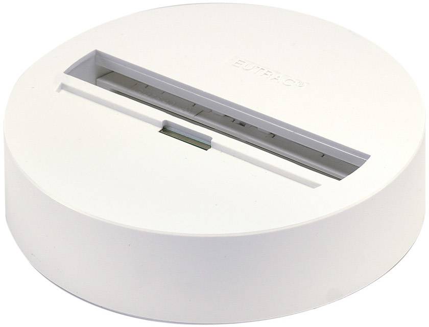 Eutrac 1001526 Componente de alto voltaje con sistema de riel Salida de puntos Universal Punktauslass, weiss Blanco tráfico