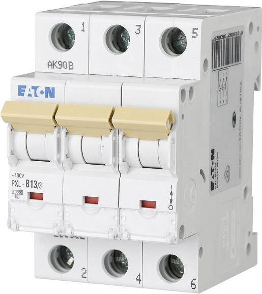 Eaton 236424 PXL-C13/3 Interruptor automático 3polig 13 A 400 V/AC-0