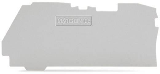 WAGO 2106-1291 Placa intermedia de terminación Gris 100 UD(S).