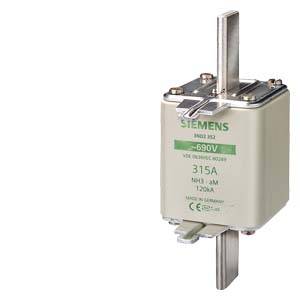Siemens 3ND1365 Inserto de fusible Compatible con Tamaño de fusible 000 - 4 Tamaño de fusible = 3 500 A 690 V 3 UD(S).